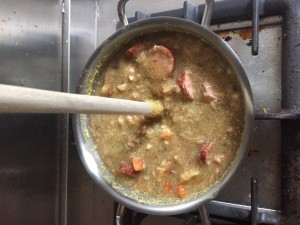 pannetje soep koken
