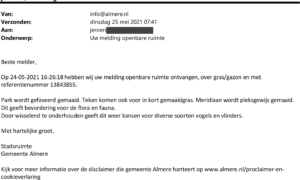 e-mail gemeente Almere 1 - straightfrom.nl