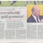 Leo van Herwijnen in de krant